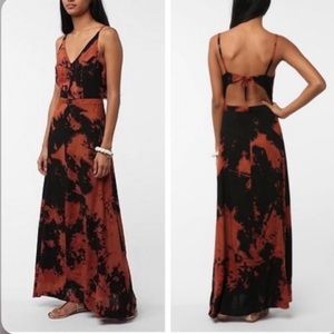Urban Outfitters Nom de Plume Tie Dye Maxi Dress 4 Small
